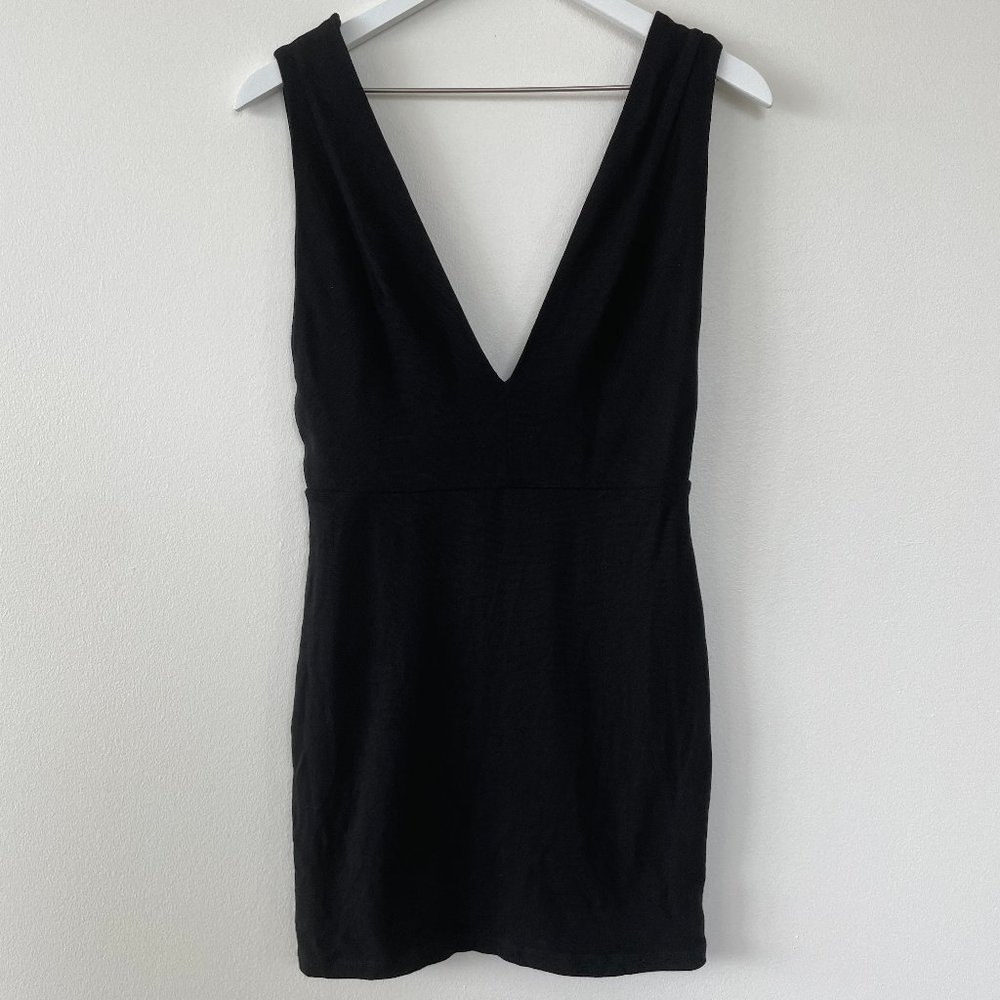 Like New! Topshop pinafore dress black US 8 EU 40
